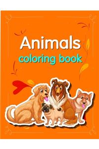 Animals coloring book