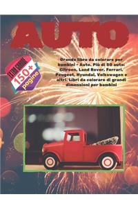 Grande libro da colorare per bambini - Auto. Più di 50 auto
