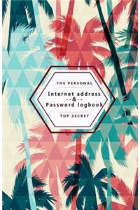 The Peersonal Internet Address & Password Logbook Top secret