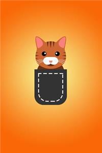 Cat in the Pocket: Beautiful Journal for Cat Lovers and Cat Owners.