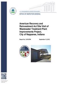 American Recovery and Reinvestment ACT Site Visit of Wastewater Treatment Plant Improvements Project