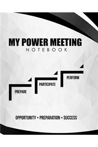 Power Meeting Notebook