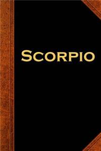 2019 Daily Planner Scorpio Zodiac Horoscope Vintage 384 Pages