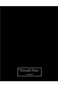 Black Cornell Notes Notebook