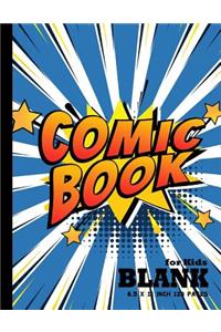 Blank Comic Book For Kids