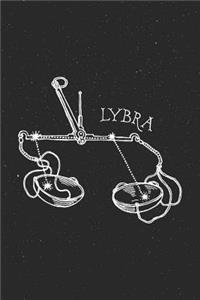 Lybra Zodiac Lined Notebook Journal
