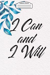 Academic Planner 2019-2020 - I Can and I Will
