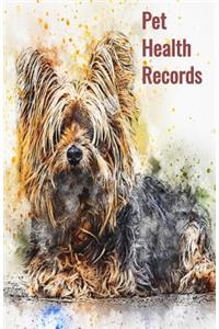 Pet Health Records