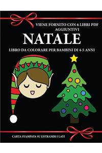Libro da colorare per bambini di 4-5 anni (Natale)