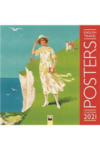 English Travel Posters Wall Calendar 2021 (Art Calendar)