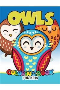 Owls Coloring Book for Kids