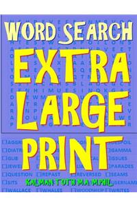 Word Search Extra Large Print