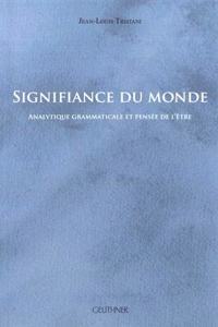 Signifiance Du Monde