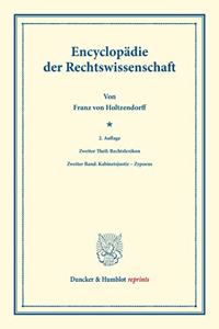 Encyclopadie Der Rechtswissenschaft