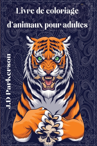 Livre de coloriage d'animaux pour adultes