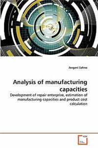 Analysis of manufacturing capacities