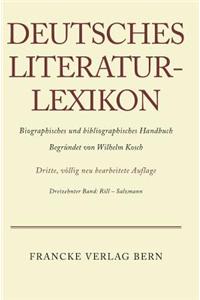 Deutsches Literatur-Lexikon, Band 13, Rill - Salzmann