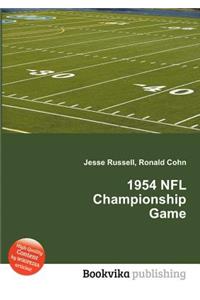 1954 NFL Championship Game