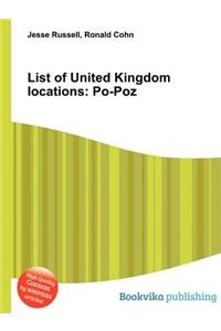 List of United Kingdom Locations
