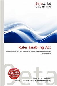 Rules Enabling ACT