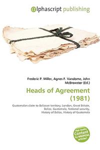 Heads of Agreement (1981)
