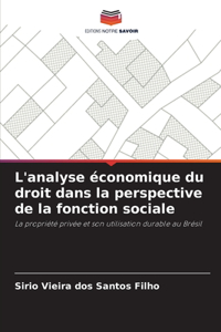 L'analyse économique du droit dans la perspective de la fonction sociale