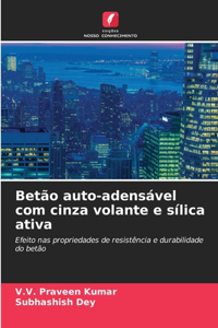 Betão auto-adensável com cinza volante e sílica ativa