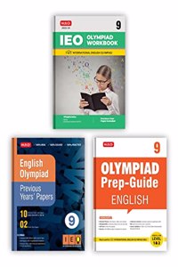 MTG International English Olympiad (IEO) Workbook, Prep-Guide & Previous Years Papers with Self Test Paper Class 9 - SOF Olympiad Books For 2023-24 Exam (Set of 3 Books)