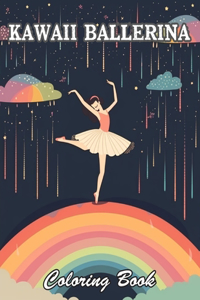Kawaii Ballerina Coloring Book