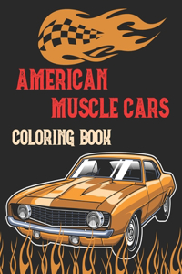 American Muscle Cars Coloring Book