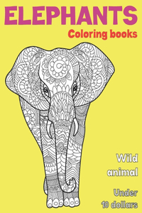 Wild Animal Coloring Books - Under 10 Dollars - Elephants