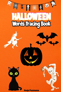 Halloween Words Tracing Book