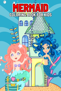 Mermaid Coloring Book for Kids