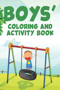 Boy's Coloring And Activity Book