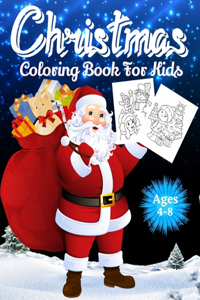 Christmas Coloring Book for Kids Ages 4-8