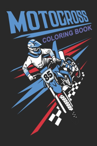 Motocross Coloring Book