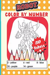 Robot color by number