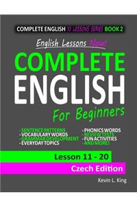 English Lessons Now! Complete English For Beginners Lesson 11 - 20 Czech Edition