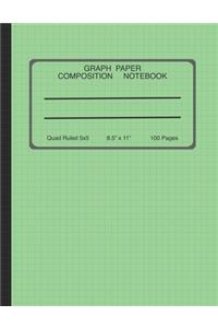 Graph Paper Composition Notebook