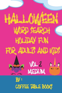Halloween Word Search Holiday Fun For Adults And Kids