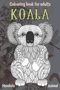 Mandala Colouring Book for Adults - Animal - Koala