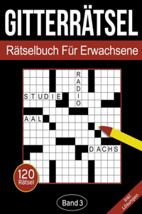 Gitterrätsel - Rätselbuch für Erwachsene