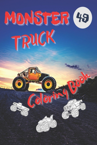 Monster Truck Coloring Book