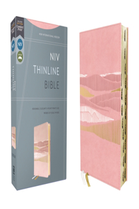 Niv, Thinline Bible, Leathersoft, Pink, Red Letter, Thumb Indexed, Comfort Print