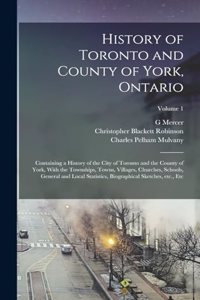 History of Toronto and County of York, Ontario