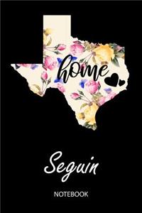 Home - Seguin - Notebook: Blank Personalized Customized City Name Texas Home Notebook Journal Dotted for Women & Girls. TX Texas Souvenir, University, College, 1st - 12th Gra