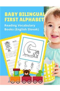 Baby Bilingual First Alphabet Reading Vocabulary Books (English Slovak)