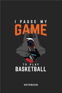 Basketball Sports Art Graphic Notebook