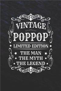 Vintage Poppop Limited Edition The Man Myth The Legend