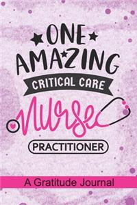 One Amazing Critical Care Nurse Practitioner - A Gratitude Journal